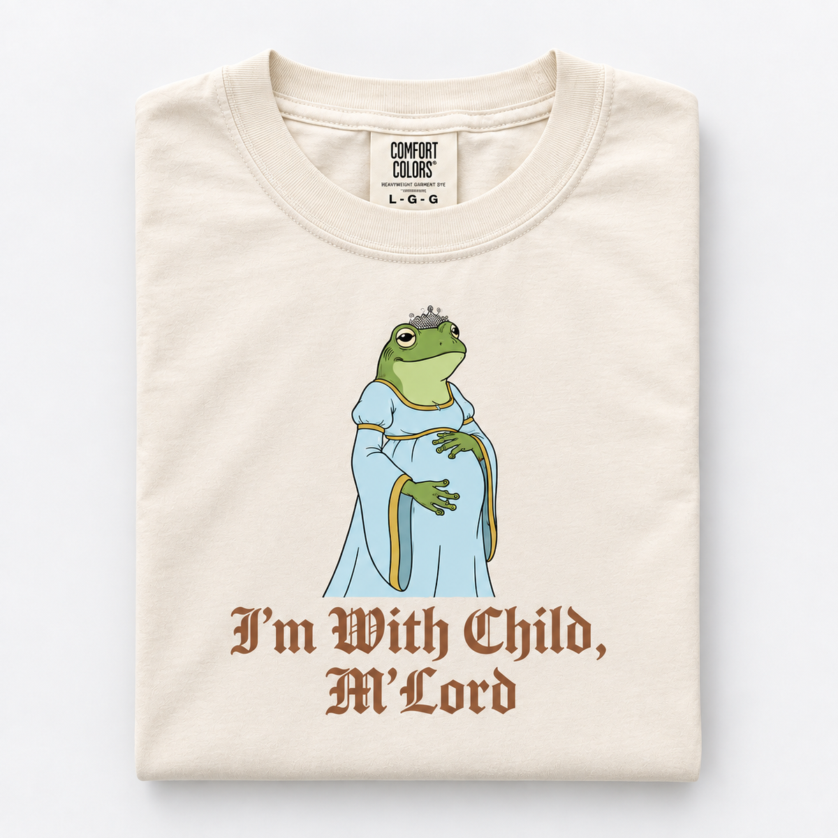 Funny Frog Pregnancy Shirt, New Mom Dad Gift,  Baby Shower Gift,Funny Baby Announcement T-Shirt,Matching We're Pregnant Shirts