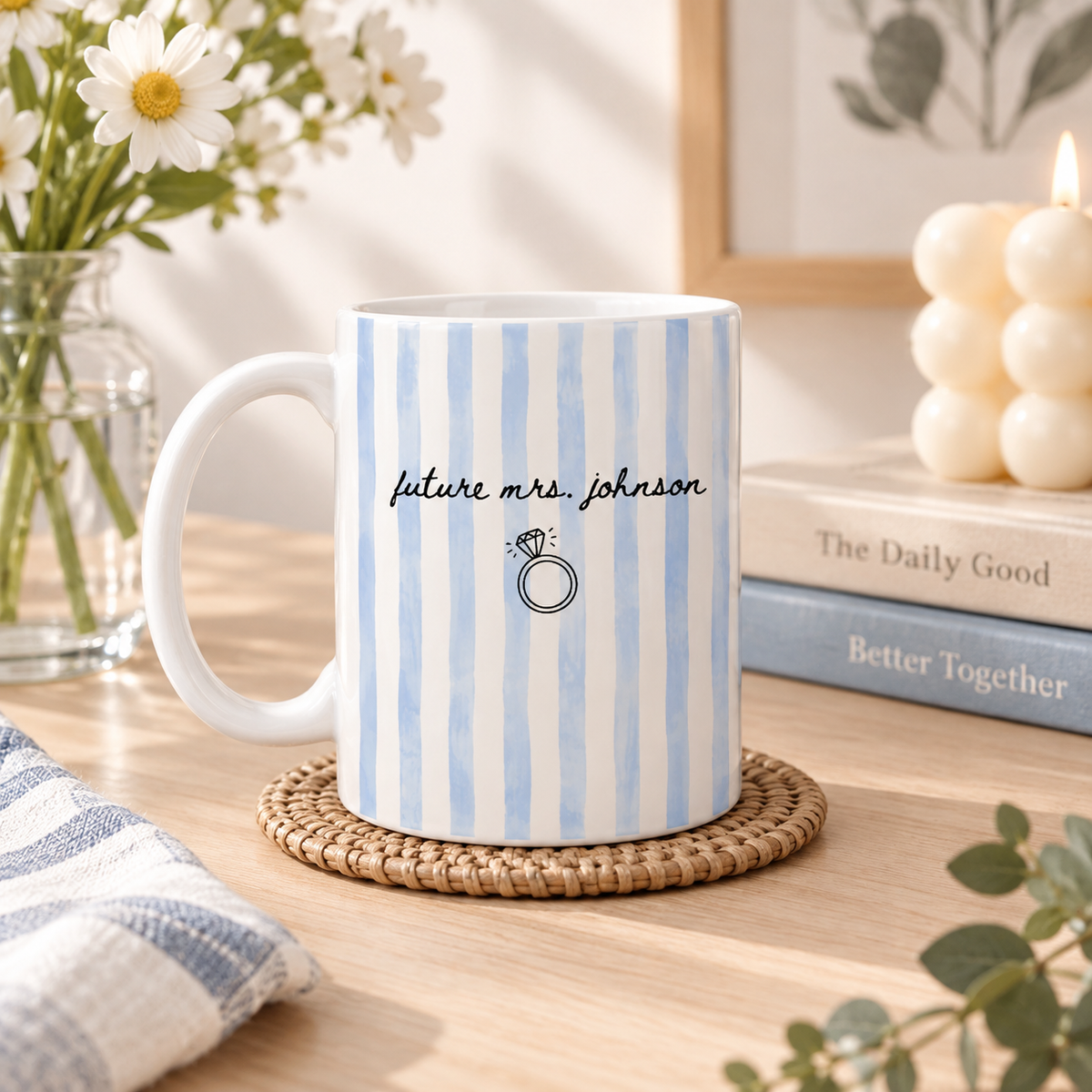 Future Mrs Mug – Engaged Mug, Bride to Be Gift, Custom Coffee Mug, Bridal Shower Gift, Engagement Gift Mug, Bride Mug