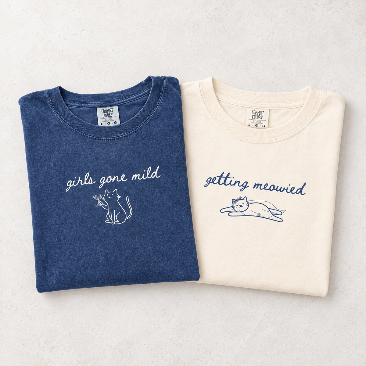 Girls Gone Mild Bachelorette Cat Shirt, Slumber Party Themed Bach Party Tshirt, Girls Trip Spa Tee, Pajama Sleepover Bridesmaid Gift