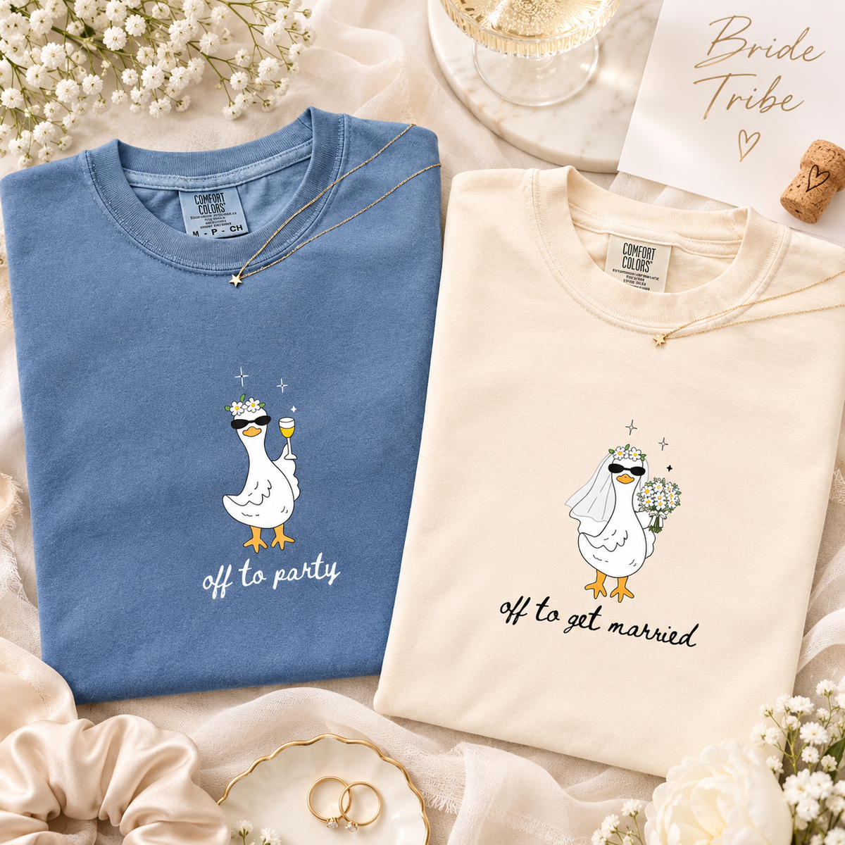 Funny Bride Squad Bachelorette Party Shirt, Off to Party Bridal Matching Shirt