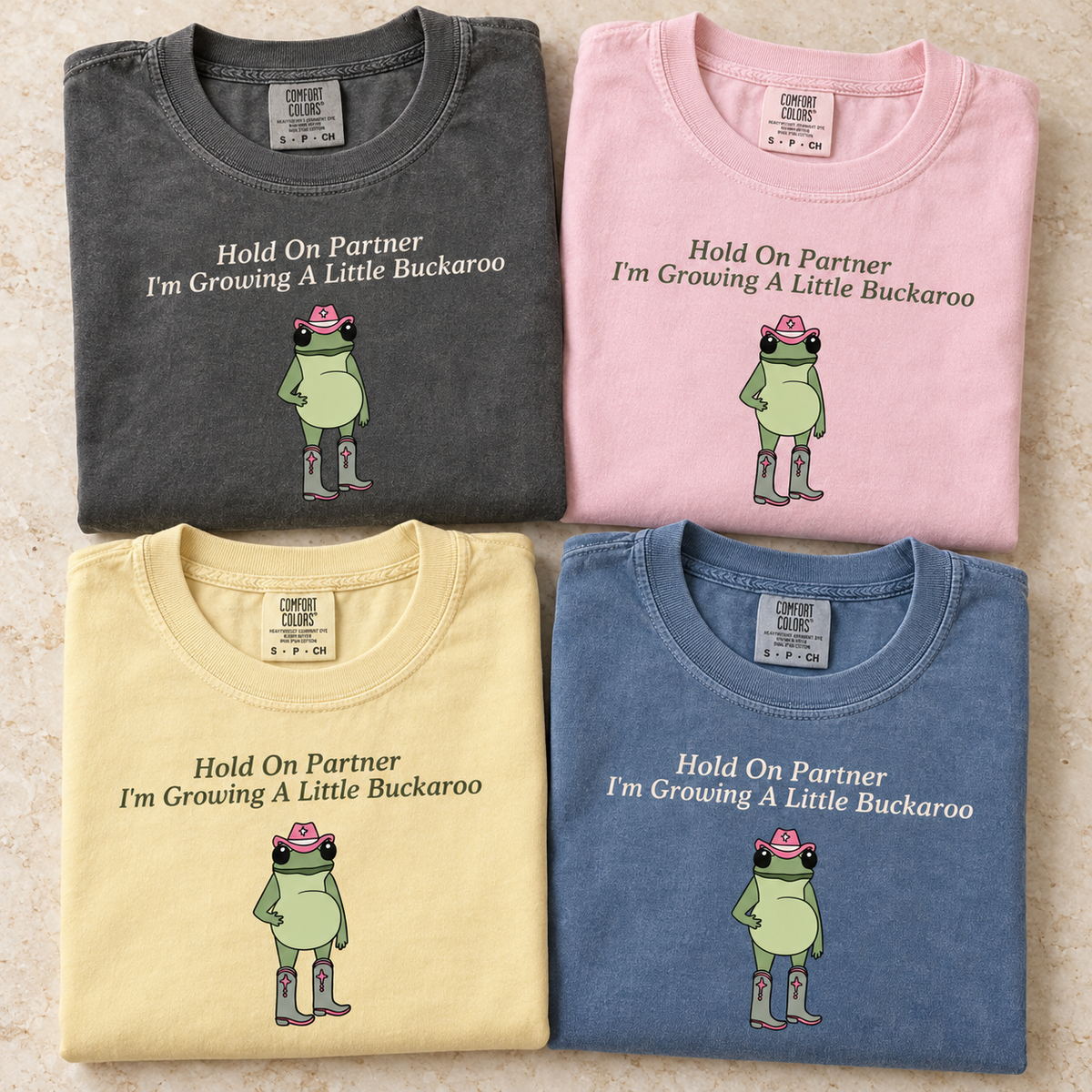 Funny Pregnancy Announcement Shirt, Western Frog Pregnancy Reveal Tee, First Time Mom Gift