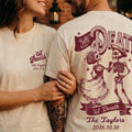Personalized Til Death Double-Sided Wedding Shirts, Custom Couple Names & Date Comfort Colors Tees, Newlywed Matching Gift