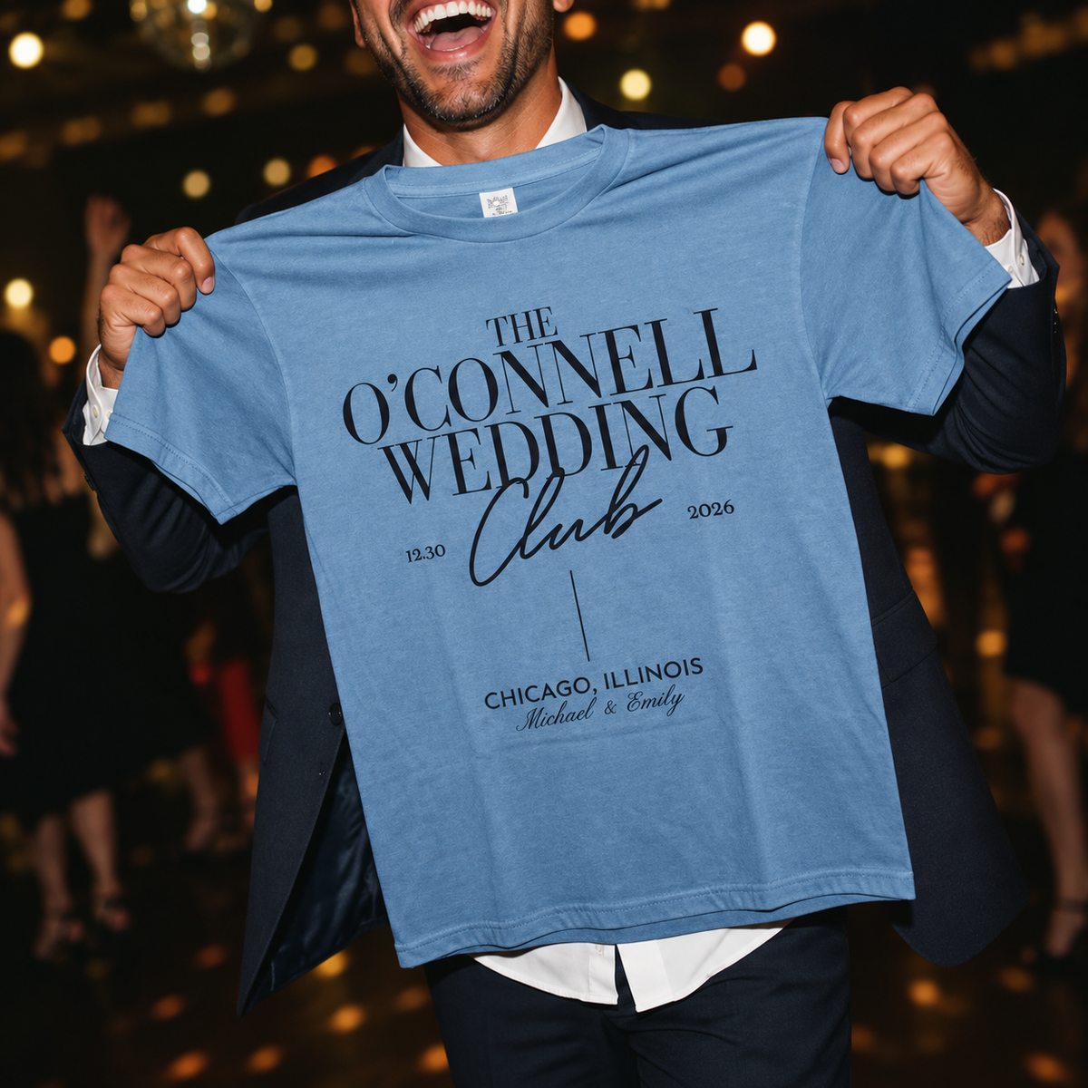Personalized Wedding Toss Shirts, Custom Wedding T-Shirts, Comfort Colors Wedding Guest & Newlywed Gifts