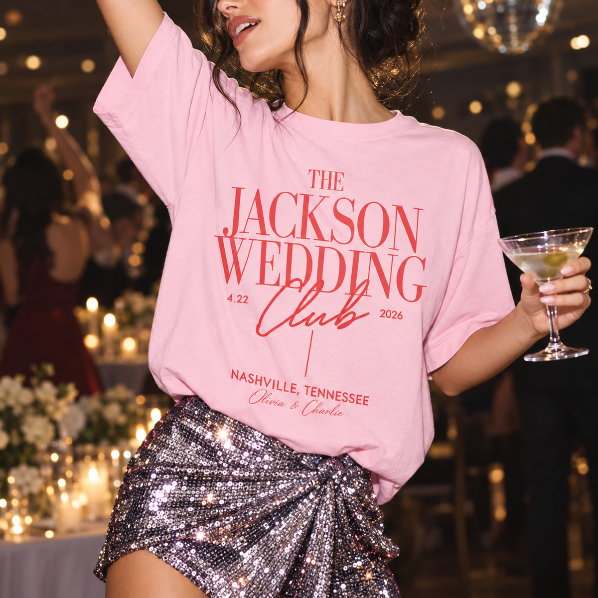 Personalized Wedding Toss Shirts, Custom Wedding T-Shirts, Comfort Colors Wedding Guest & Newlywed Gifts
