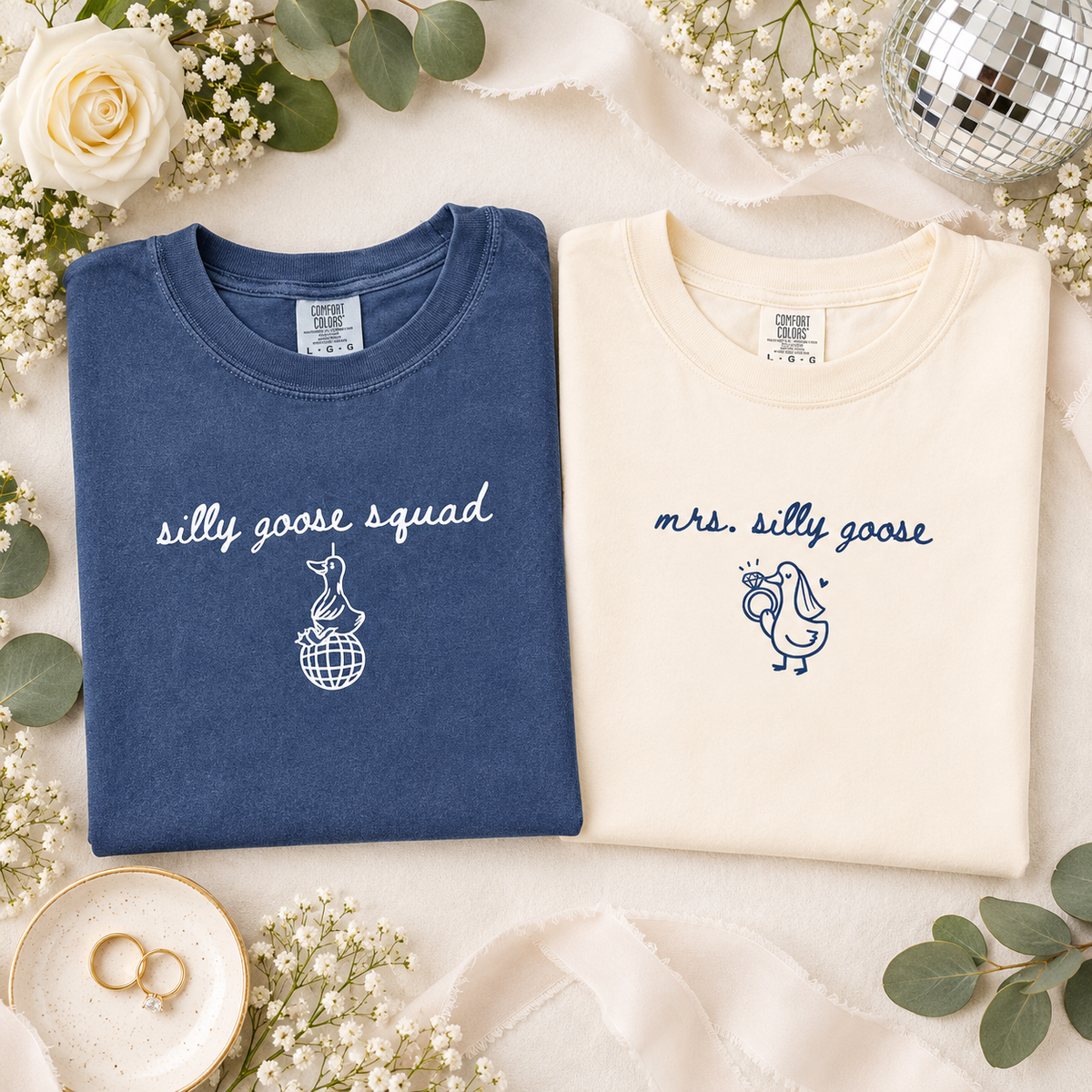 Silly Goose Squad Bachelorette Shirts, Funny Bride & Bridesmaid Matching Tees, Bridesmaid Proposal Gift