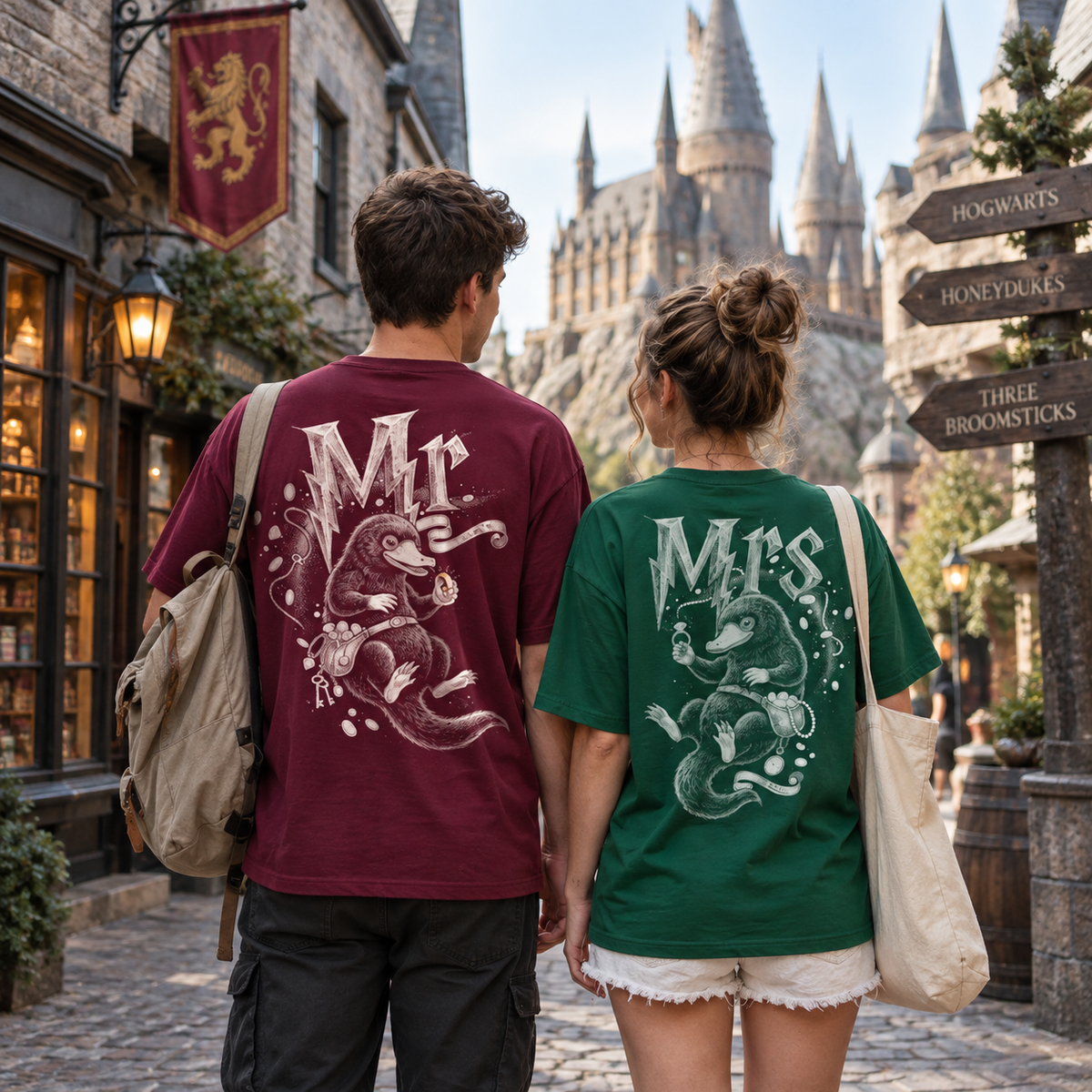 Personalized Wedding T-Shirts, Matching Mr & Mrs Shirts, Honeymoon Couple Tees, Bride & Groom Wedding Gift, Fantasy Couple Apparel