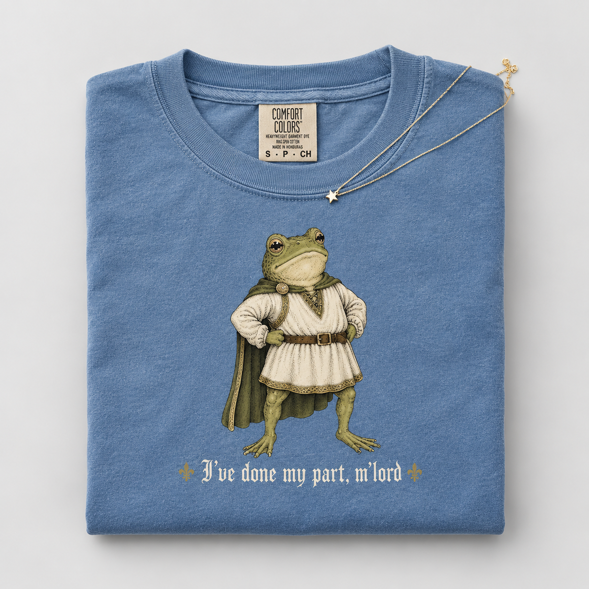 Funny Matching Pregnancy Reveal Shirt, Medieval Frog Pregnant Tee, His and Her Baby T-Shirt, Whimsical Mama Gift, Pregnancy Announcement Top