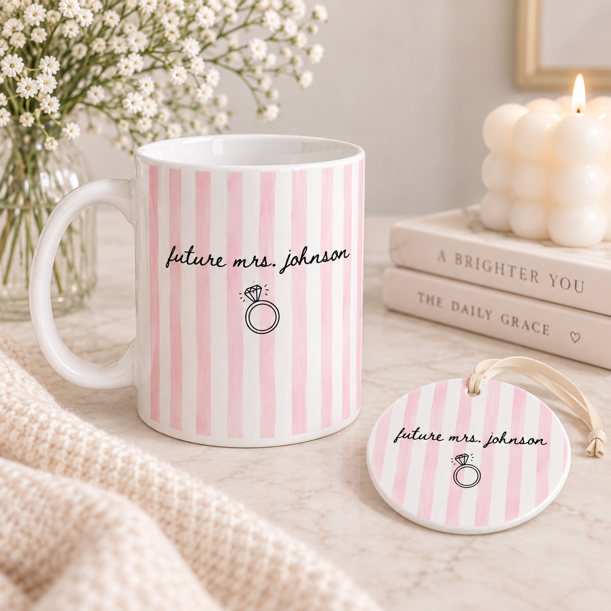 Future Mrs Mug – Engaged Mug, Bride to Be Gift, Custom Coffee Mug, Bridal Shower Gift, Engagement Gift Mug, Bride Mug