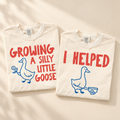 Comfort Colors Matching Mom Dad Couples Shirt, Goose Mama T-Shirt, Pregnancy Announcement Tee, New Expecting Parents Outfit Gift Baby Shower