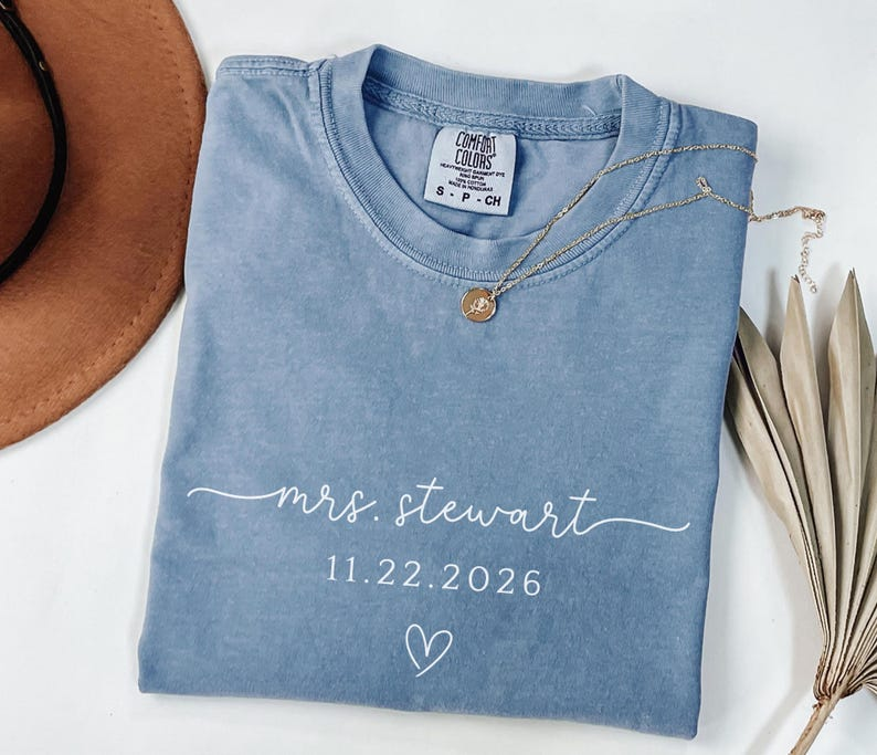 Personalized Future Mrs Shirt , Engagement Shirt Future Wife Shirt Bride to be Shirt Engaged Shirt Mrs Gift