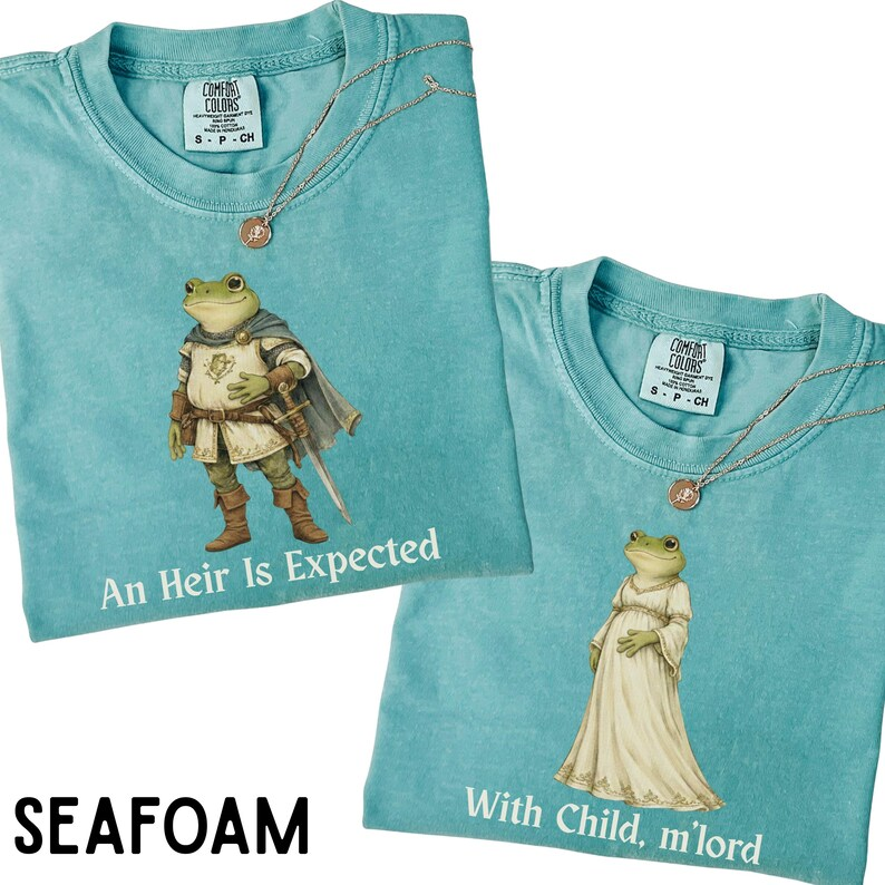 Funny Frog Pregnancy Announcement Shirt, Matching Mom Dad Tee, Couples Baby Reveal Shirt, Pregnancy Announcement Gift