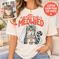 Personalized Getting Meowied Cat Photo Comfort Colors Tee